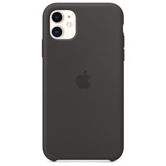 Чехол Apple силиконовый для Apple iPhone 11 черный