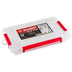 Органайзер ЗУБР Мастер MTB 912 (38192-12) 29.7x17.5x4.5 см 12 прозрачный