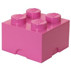 Контейнер LEGO 2х2 Knobs 25х25х18 см (4003) розовый