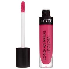 Note Блеск для губ Long Wearing Lipgloss стойкий, 12 rose