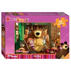 Пазл Step puzzle Анимаккорд Маша и Медведь (91211), 35 дет.