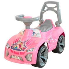 Каталка-толокар Orion Toys Ламбо (021) со звуковыми эффектами розовый
