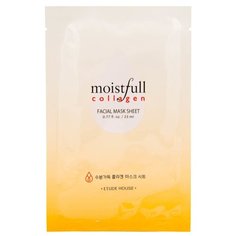 Etude House тканевая маска с коллагеном Moistfull Collagen Mask Sheet, 23 мл