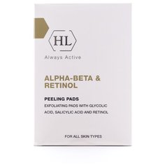 Holy Land салфетки для лица Alpha-beta & Retinol Peeling Pads отшелушивающие 24 шт.