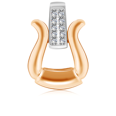 Бронницкий Ювелир Подвеска из красного золота Д0268-034894