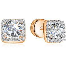 Бронницкий Ювелир Серьги из красного золота Д0268-026616