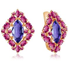 Бронницкий Ювелир Серьги из красного золота Д0268-724654