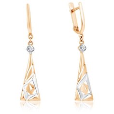 Бронницкий Ювелир Серьги из красного золота Д0268-027650