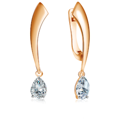 Бронницкий Ювелир Серьги из красного золота Д0268-027004