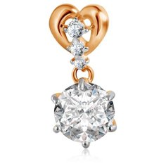 Бронницкий Ювелир Подвеска из красного золота Д0268-81030075