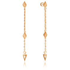 Бронницкий Ювелир Серьги из красного золота Д0268-026851