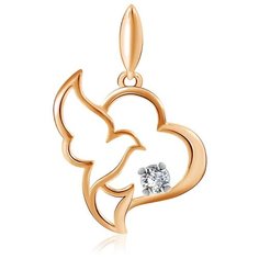 Бронницкий Ювелир Подвеска из красного золота Д0268-034804