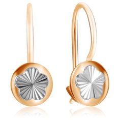 Бронницкий Ювелир Серьги из золота Д0268-022380