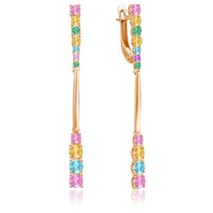 Бронницкий Ювелир Серьги из красного золота Д0268-027103