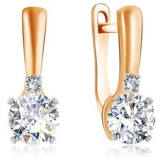 Бронницкий Ювелир Серьги из красного золота Д0268-026826