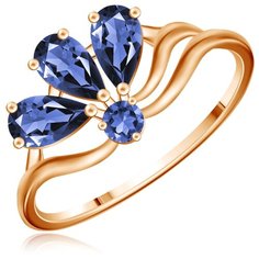 Бронницкий Ювелир Кольцо из красного золота Д0268-714595, размер 16