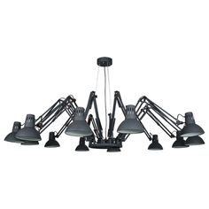 Люстра Arte Lamp Ragno A2043SP-12BK, E27, 480 Вт