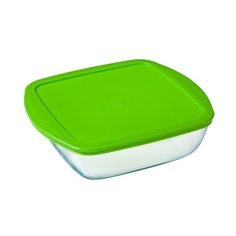 Форма для запекания стеклянная Pyrex 212 (25х22х7 см) прозрачный/зеленый
