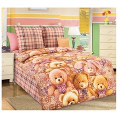 Постельное белье 1.5-спальное Бамбино Мишкины друзья 1 бязь Bambino