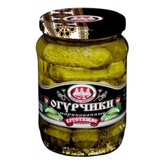 Маринованные огурчики скатерть-самобранка Скатерть-самобранка стеклянная банка 680 г