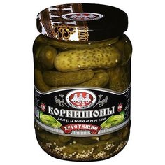 Корнишоны маринованные Скатерть-самобранка стеклянная банка 680 г