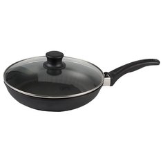 Сковорода GIPFEL Scelta 0547 24 см, с крышкой, черный