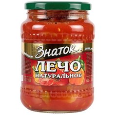 Лечо натуральное Знаток стеклянная банка 680 г