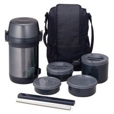 Термос для еды Thermos JLS-1601 (1,6 л) черный