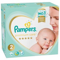 Pampers подгузники Premium Care 2 (4-8 кг) 102 шт.