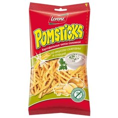 Картофельная соломка Lorenz Pomsticks со вкусом сметаны и специй 100 г