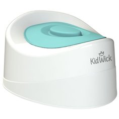 KidWick горшок Мини с крышкой белый/бирюзовый