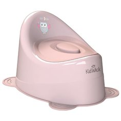 KidWick горшок Улитка с крышкой розовый