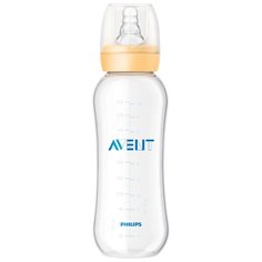 Philips AVENT Бутылочка полипропиленовая Standart SCF972/17, 300 мл с 6 мес., желтый