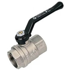 Кран шаровый Bugatti Oregon 03000169 муфтовый (ВР/ВР), латунь Ду 20 (3/4")