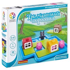 Головоломка BONDIBON Smart Games Три маленьких поросенка и серый волк (BB1355)