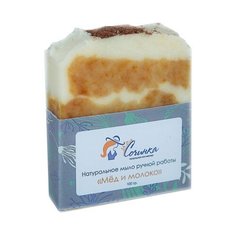 Мыло кусковое Сочинка Мёд и молоко, 100 г