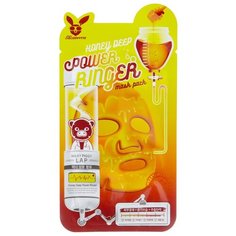 Elizavecca питательная тканевая маска с экстрактом мёда Honey Deep Power Ringer Mask Pack, 23 мл