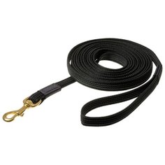 Поводок для собак V.I.Pet ПК5/20ЛБ черный/бронзовый 5 м 20 мм
