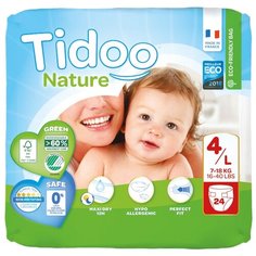 Tidoo подгузники Nature L (7-18 кг) 24 шт.