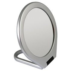 Зеркало косметическое настольное Scarlet Line TS207 серый