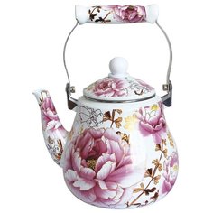 Rainstahl Чайник 7530-25RS\KL 2,5 л белый/розовый