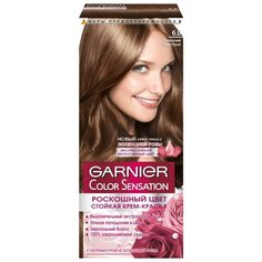 GARNIER Color Sensation стойкая крем-краска для волос, 6.0, Роскошный темно-русый