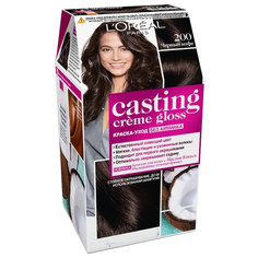 LOreal Paris Casting Creme Gloss стойкая краска-уход для волос, 200, Черный кофе