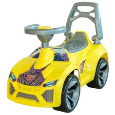 Каталка-толокар Orion Toys Ламбо (021) со звуковыми эффектами желтый