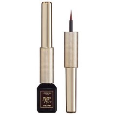 LOreal Paris Матовая подводка для глаз Matte Signature, оттенок 03 каштановый