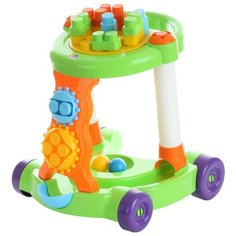 Каталка-ходунки Molto Игровая с конструктором (58133 / 58140) зеленый/оранжевый