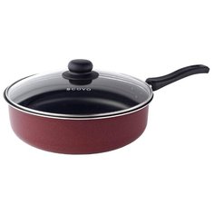 Сотейник Scovo Expert СЭ-019 26 см, с крышкой, бордовый