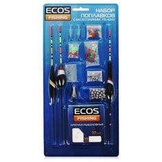 Набор поплавков ECOS Набор поплавков с аксессуарами FS-4342 черный