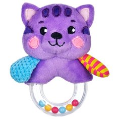 Погремушка Жирафики Котик 939508 фиолетовый