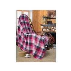 Плед Guten Morgen Красное омбре, 150 x 200 см фиолетовый